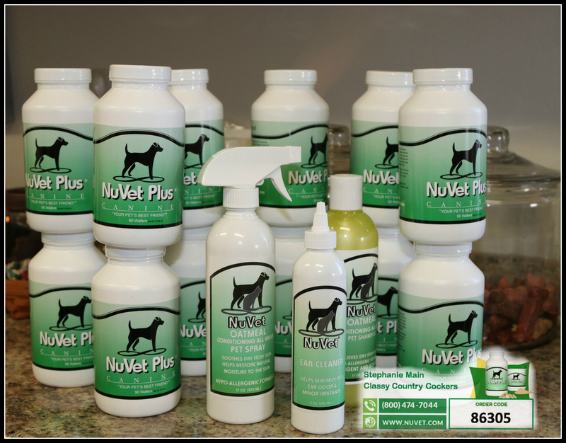 Classy Country Cockers | Nuvet Vitamin Suppliment